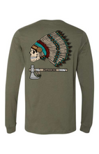 Load image into Gallery viewer, THE CHIEF-LONG SLEEVE-OLIVE GREEN
