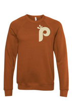 Load image into Gallery viewer, The Feathered P Crew Neck Sweatshirt-Autumn
