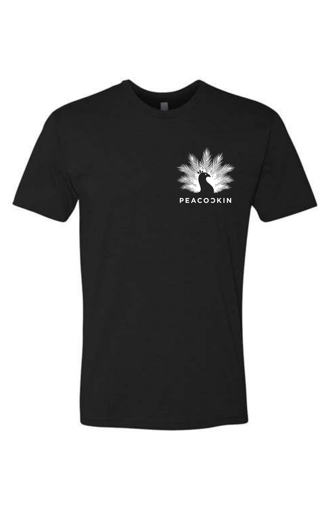 Peacockin Logo Tee-Black