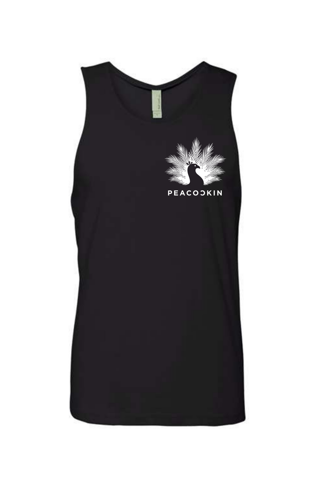 Solid Peacockin Tank-Black