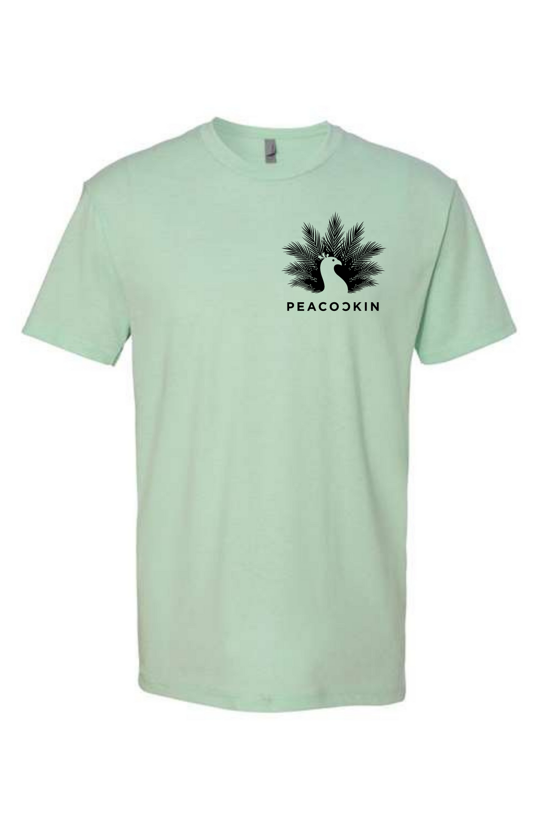 Peacockin Logo Tee-Mint