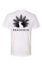 Load image into Gallery viewer, Peacockin Logo Tee-White
