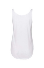 Load image into Gallery viewer, Solid Peacockin Tank-White
